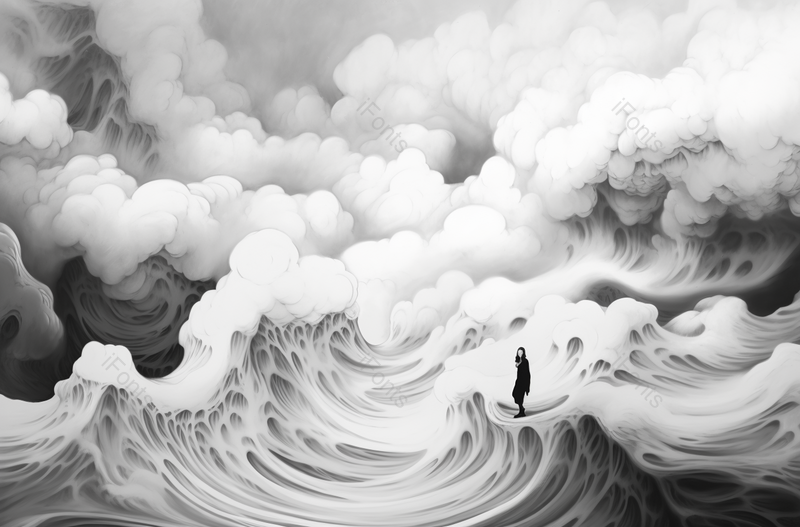 中国风山形创意水墨画,插画/手绘图,插画/手绘图库,插画/手绘图下载,插画/手绘